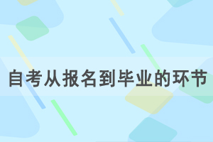 自考从报名到毕业有哪些重要环节需要准备？