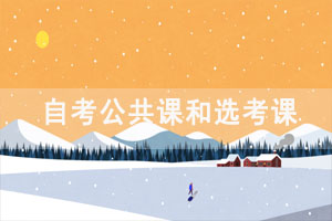 2021年10月湖北自考本科的公共课和选考课考试安排