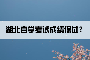 湖北自学考试成绩可以保过？