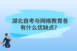 湖北自考与网络教育各有什么优缺点？