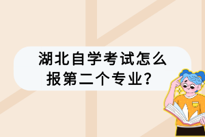 湖北自学考试怎么报第二个专业？