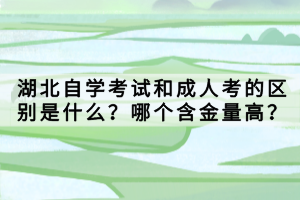 湖北自学考试专升本报名入口官网是什么？