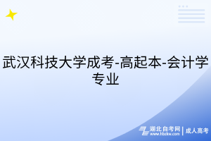 武汉科技大学成考-高起本-会计学专业