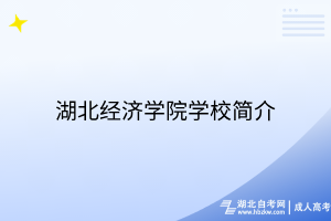 湖北经济学院学校简介