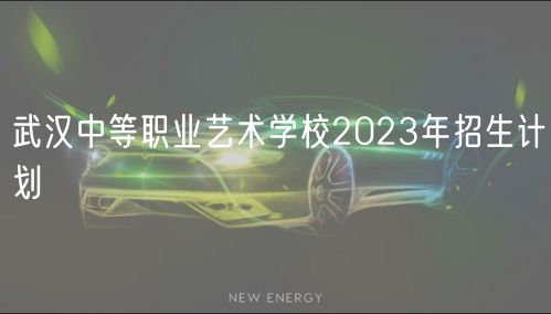 武汉中等职业艺术学校2023年招生计划