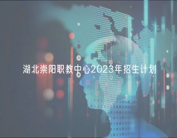 湖北崇阳职教中心2023年招生计划