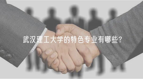 武汉理工大学的特色专业有哪些？