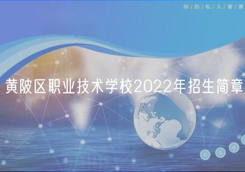 黄陂区职业技术学校2022年招生简章