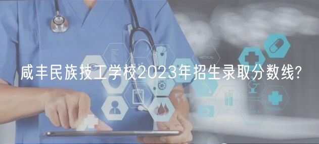 咸丰民族技工学校2023年招生录取分数线?