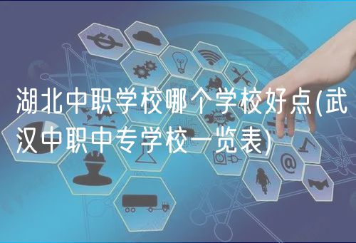 湖北中职学校哪个学校好点(武汉中职中专学校一览表)