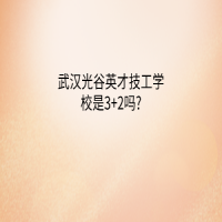 武汉光谷英才技工学校是3+2吗?