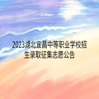 2023湖北宜昌中等职业学校招生录取征集志愿公告