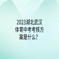 2023湖北武汉体育中考考核方案是什么？
