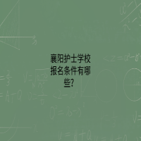 襄阳护士学校报名条件有哪些？