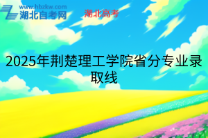2025年荆楚理工学院省分专业录取线