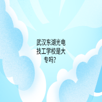 武汉东湖光电技工学校是大专吗？