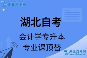 湖北自考会计学专升本专业课顶替表_顶替学分_顶替科目_顶替说明