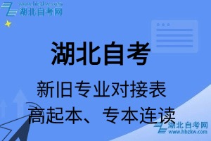 湖北省高等教育自学考试艺术类专业新旧专业对接表（高起本、专本连读）_新旧专业_专业代码_专科本科代码