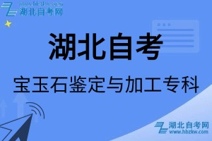 湖北自考宝玉石鉴定与加工专科专业考试科目_课程学分设置_教材目录一览表
