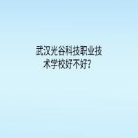武汉光谷科技职业技术学校好不好？