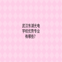 武汉东湖光电学校优势专业有哪些？