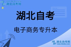湖北自考电子商务专升本专业考试科目_课程学分设置_教材目录一览表