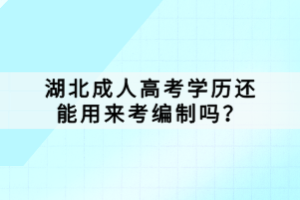 湖北成人高考报名后该参加考试？