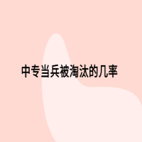 中专当兵被淘汰的几率