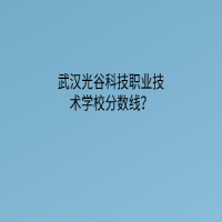 武汉光谷科技职业技术学校分数线？