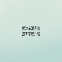 武汉东湖光电技工学校介绍