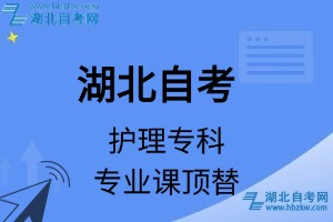 湖北自考护理专科专业课顶替表_顶替学分_顶替科目_顶替说明