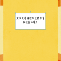 武汉光谷科技职业技术学校校园环境？