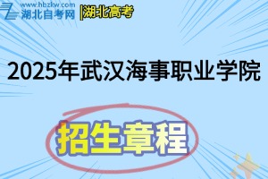 2025年武汉海事职业学院招生章程
