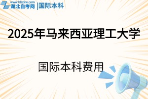2025年选择马来西亚理工大学国际本科要花多少钱？