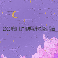 2023年湖北广播电视学校招生简章