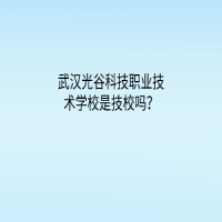 武汉光谷科技职业技术学校是技校吗？
