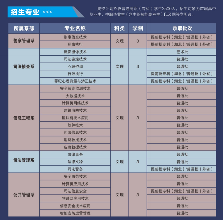 招生专业