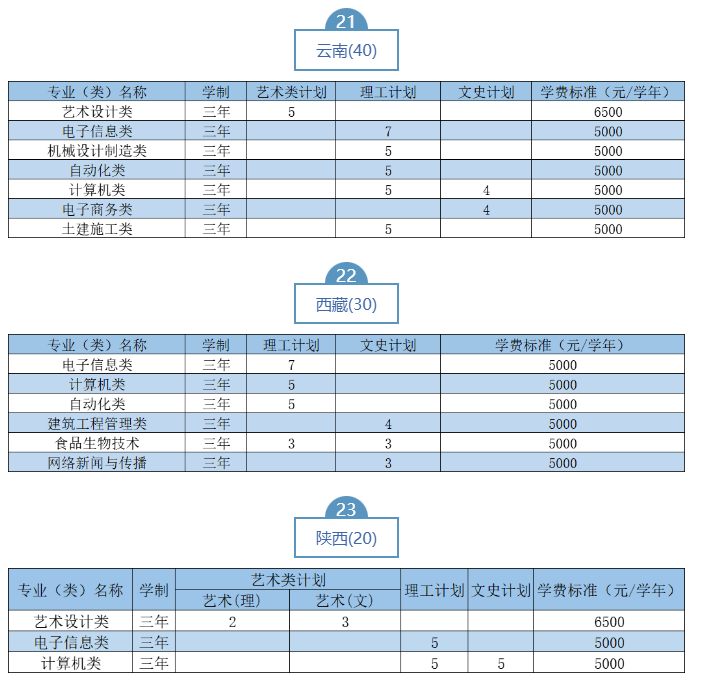 2023武汉职业技术学院湖北省外招生计划