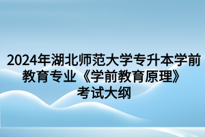 《学前教育原理》