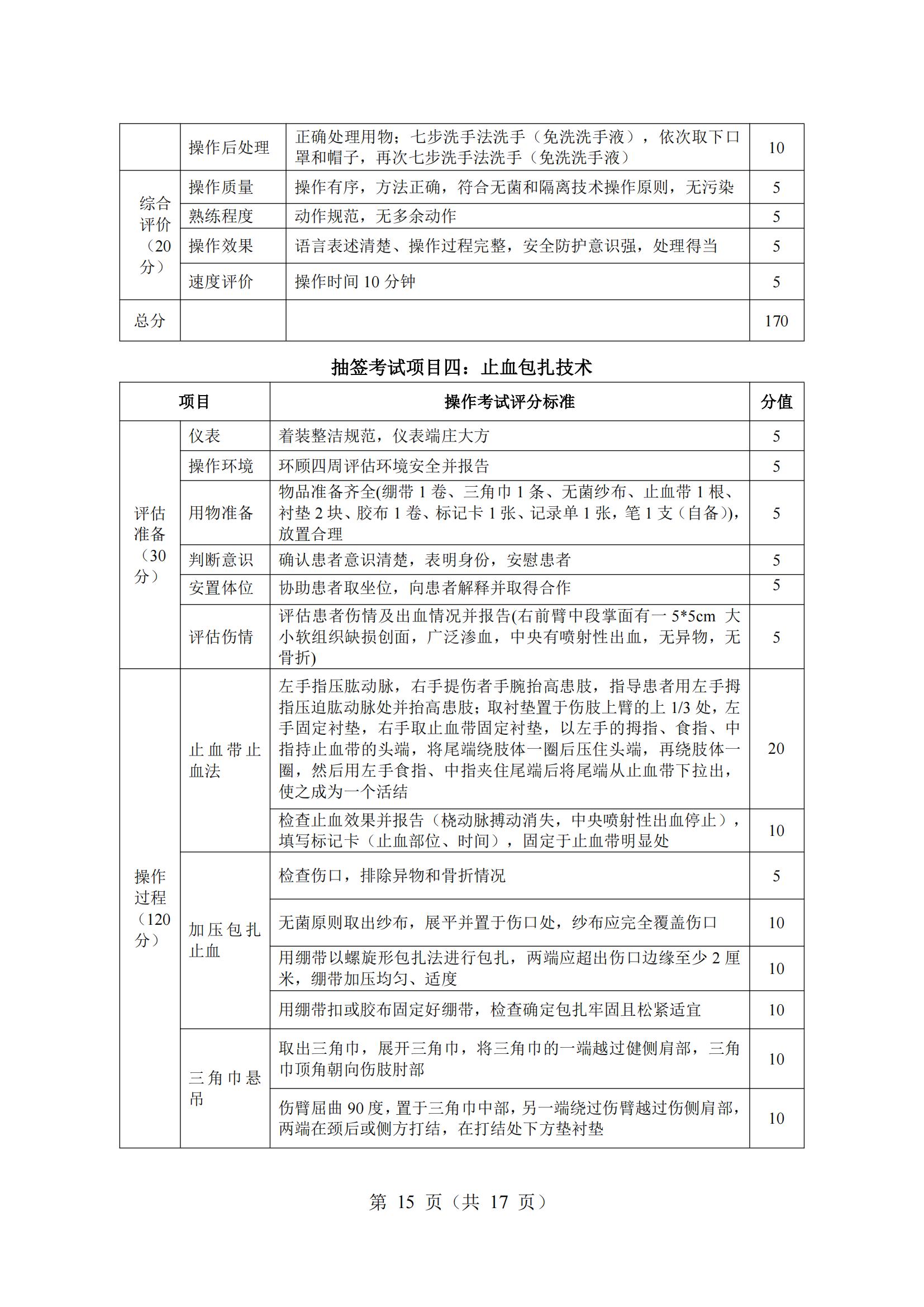 6-2025年湖北省技能高考技能考试大纲（护理专业）_14