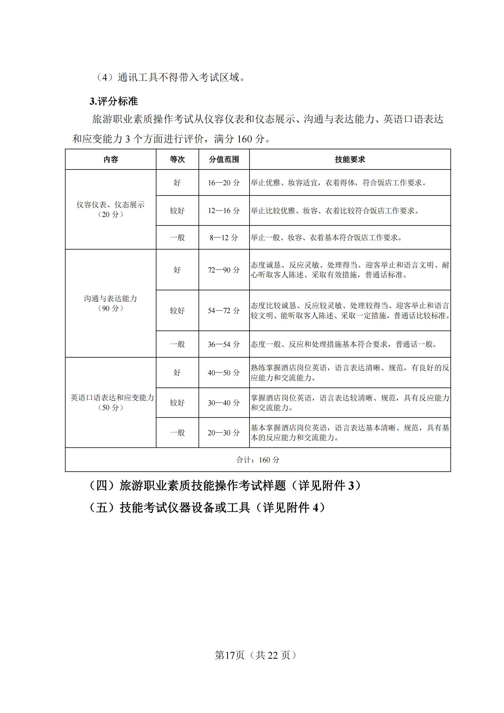 8-2025年湖北省技能高考技能考试大纲（旅游类）_16