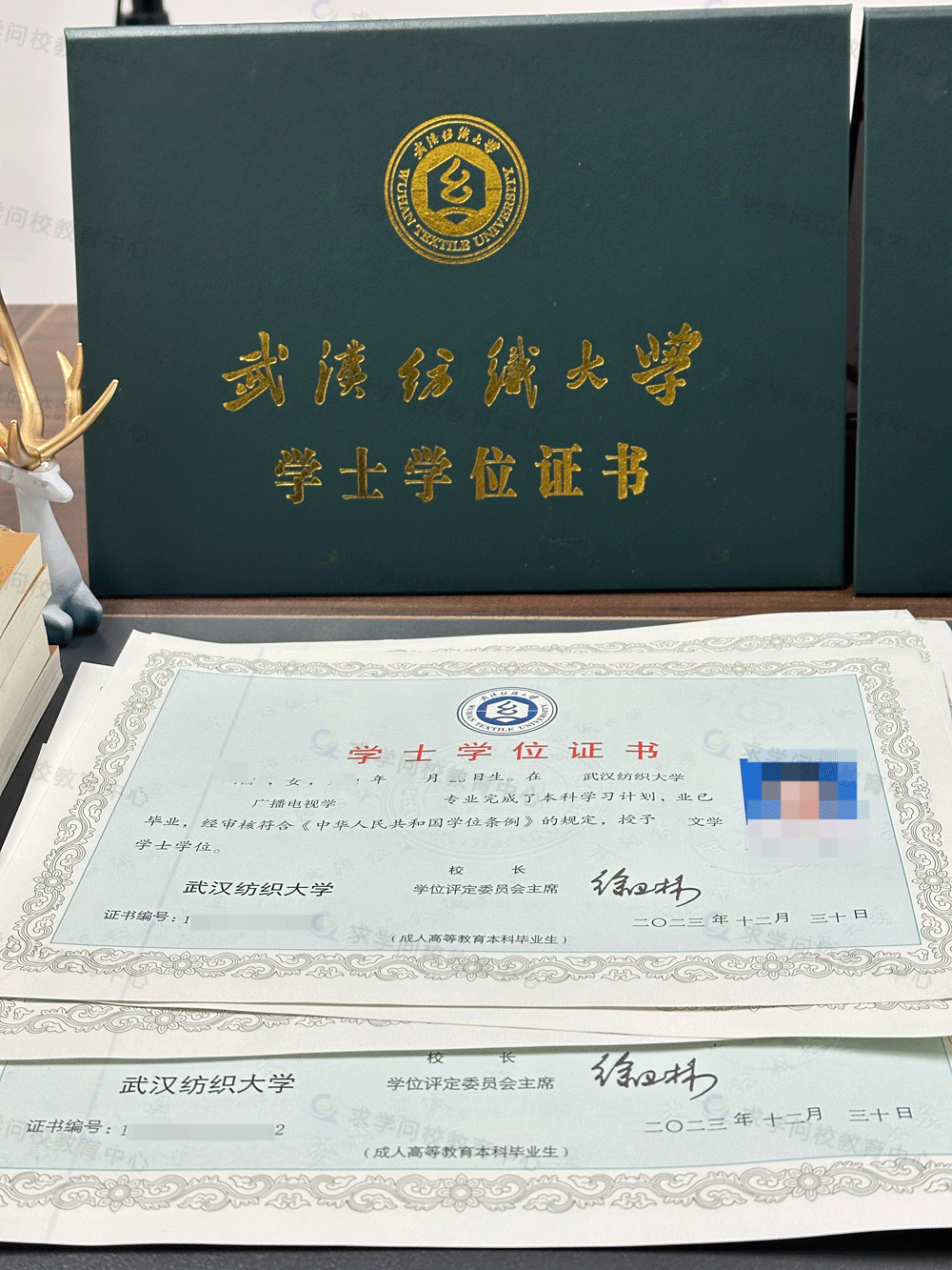 武汉纺织大学学位证